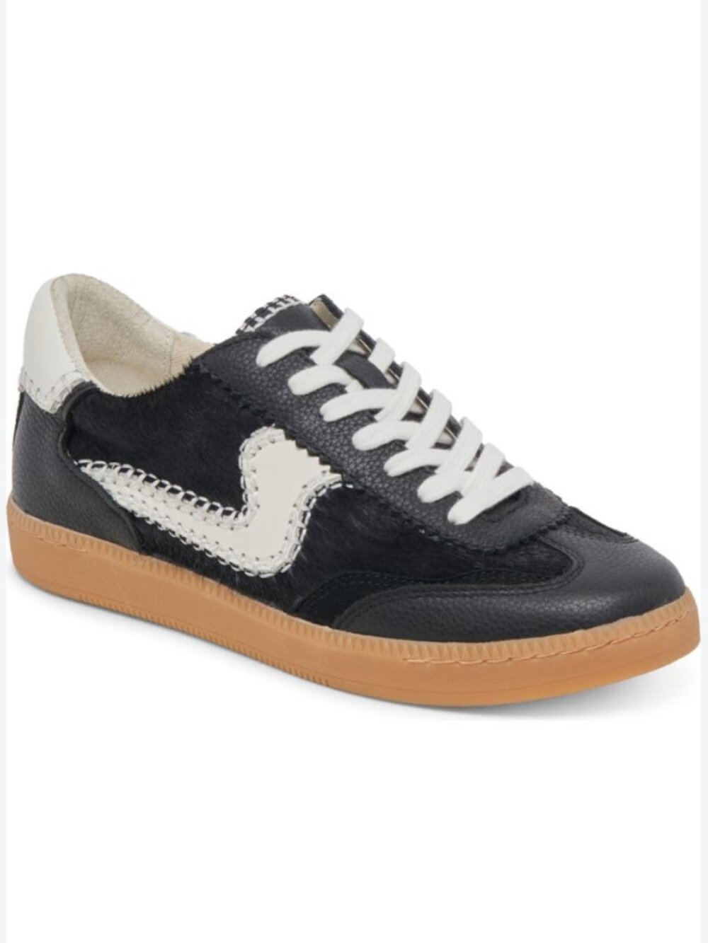 Dolce Vita Notice Stitch Genuine Calf Hair Sneaker Size 8.5